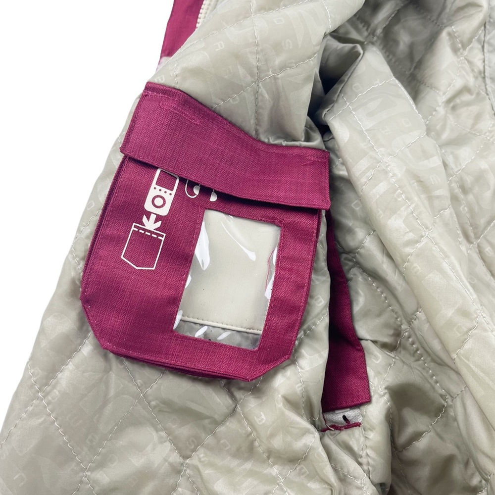 Ride Snowboards Cell Five Nylon Waterproof Teflon Hooded Hoodie Snow Jacket Top - Picture 7 of 11